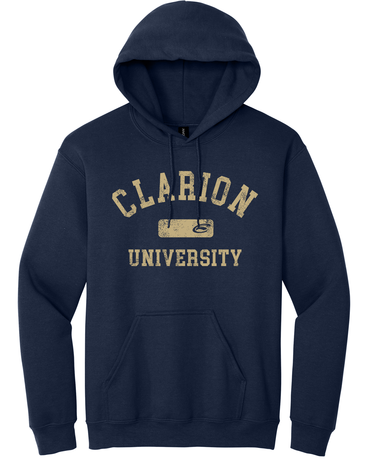 Vintage Clarion University Logo Block Hoodie