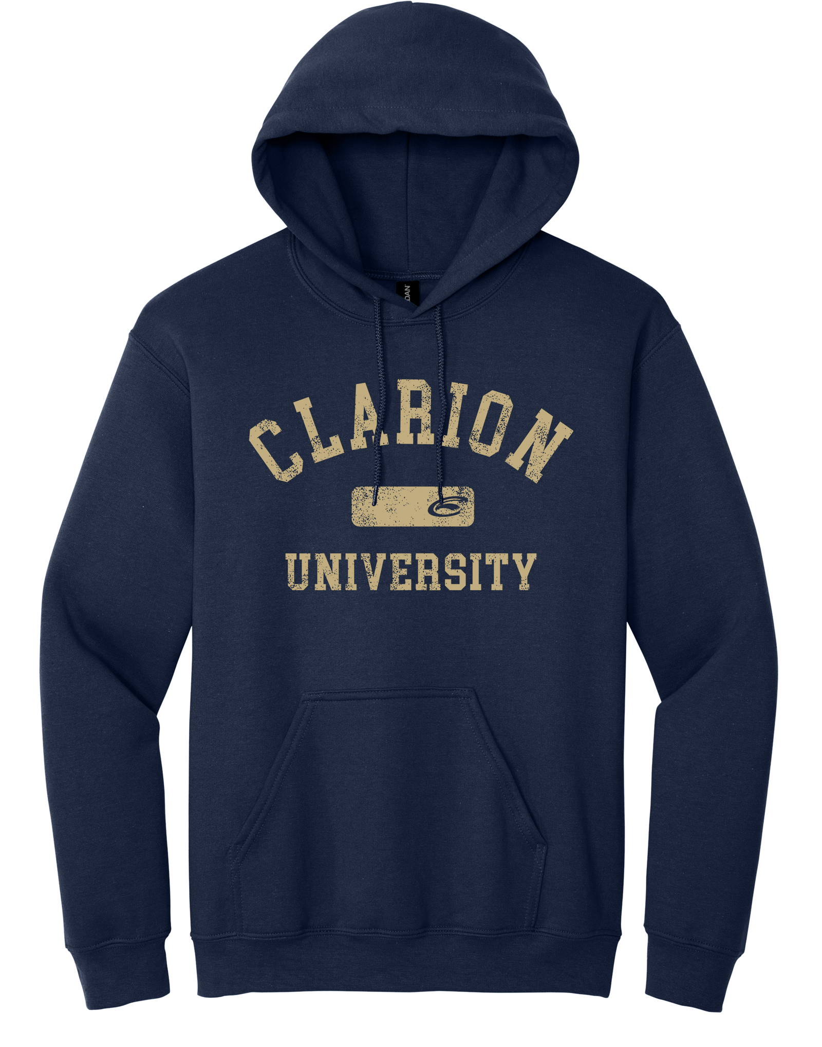 Vintage Clarion University Logo Block Hoodie