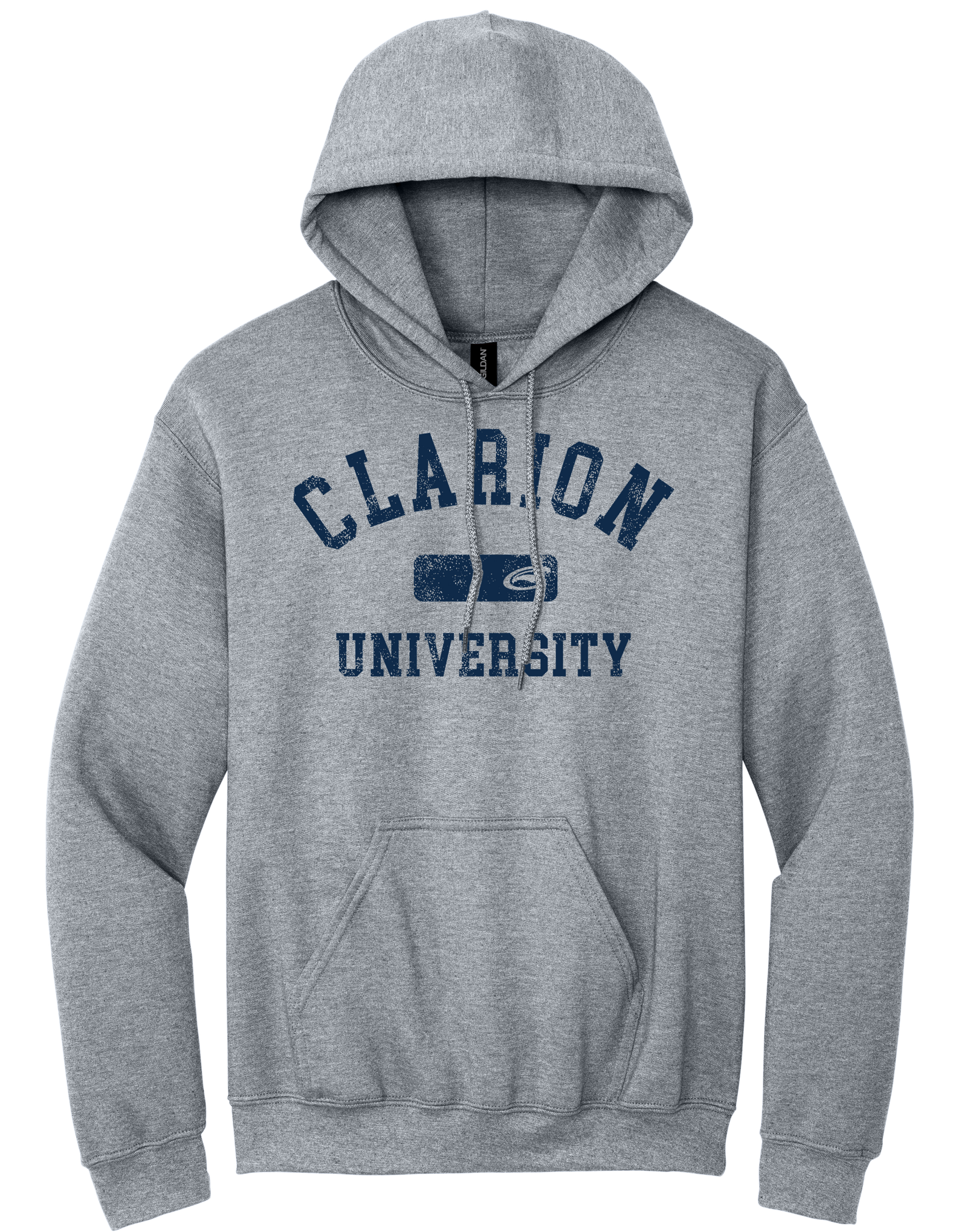 Vintage Clarion University Logo Block Hoodie