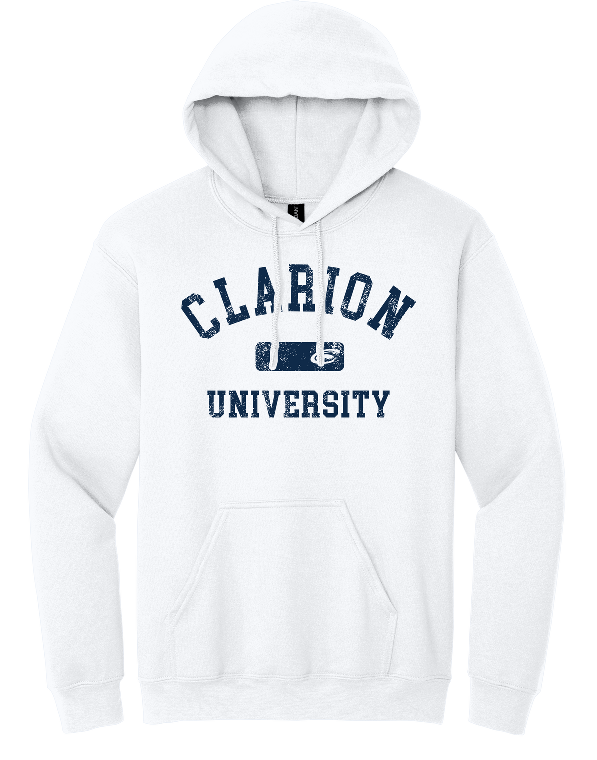 Vintage Clarion University Logo Block Hoodie