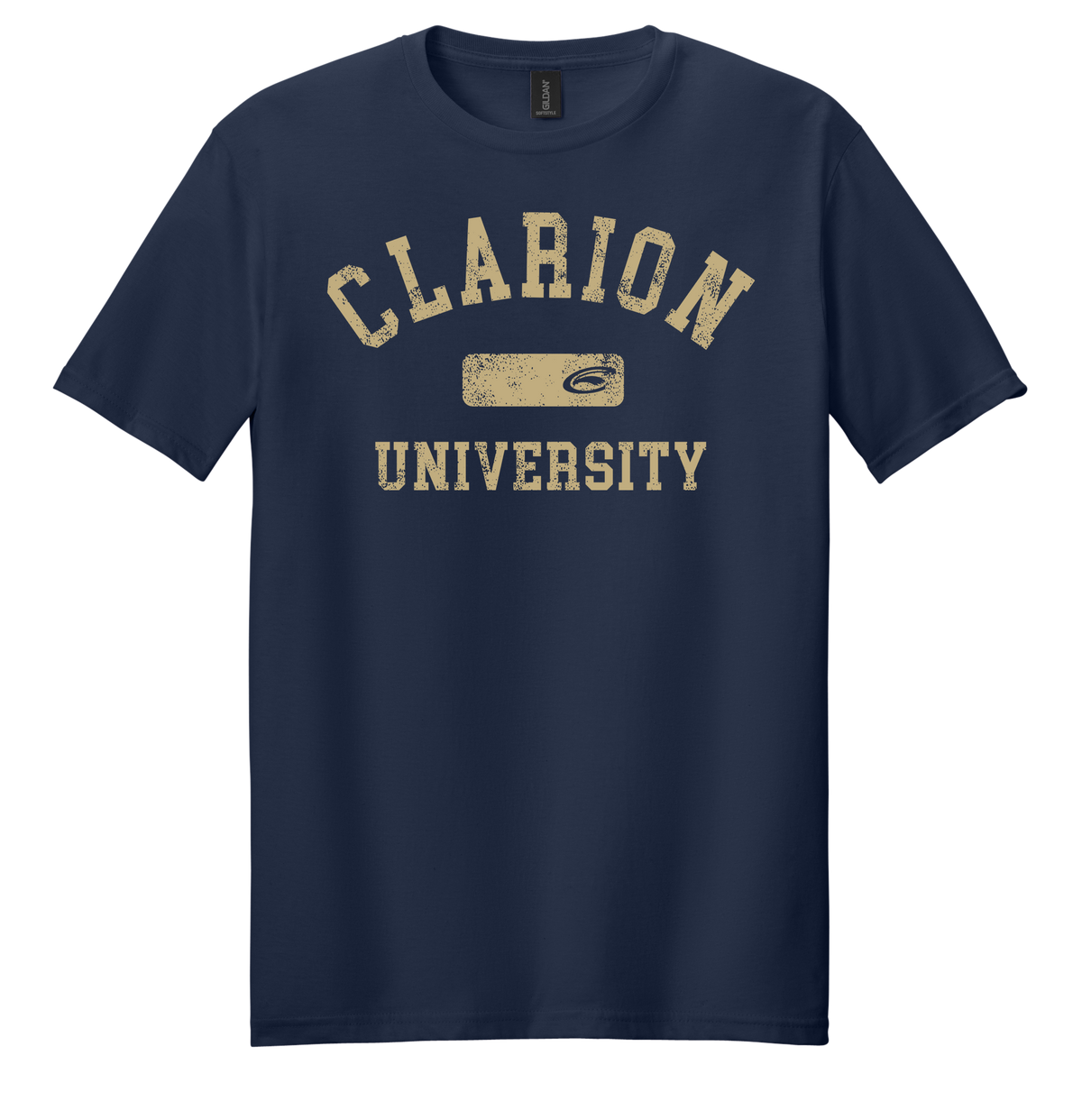 Vintage Clarion University Short Sleeve Logo Block Graphic T-Shirt