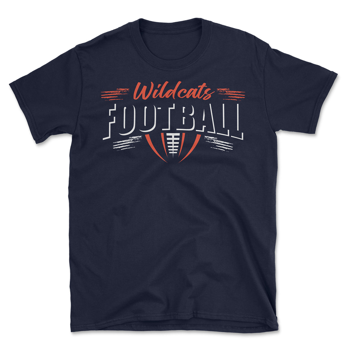 Wildcats Football &quot;Drop Shadow&quot; T-Shirt