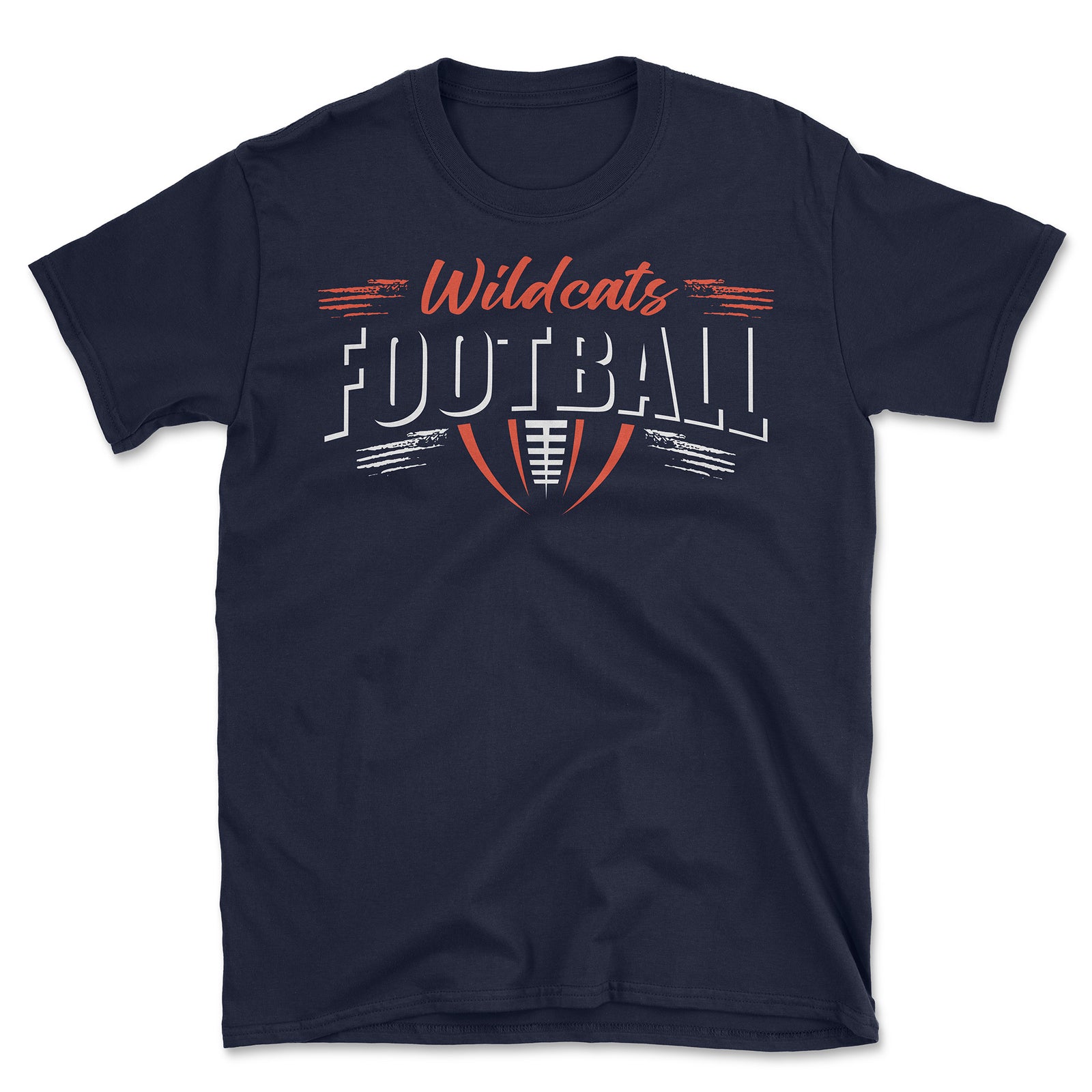 Wildcats Football "Drop Shadow" T-Shirt