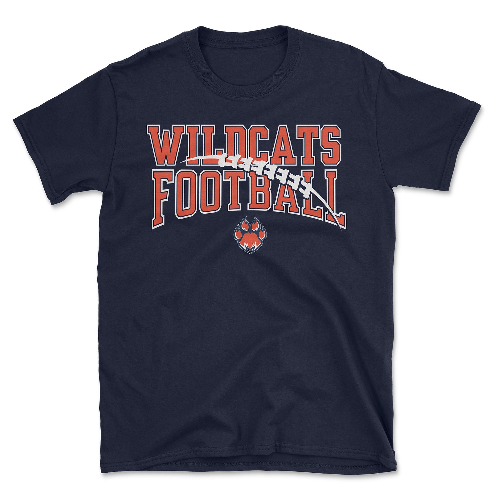 Wildcats Football "Laces" T-Shirt