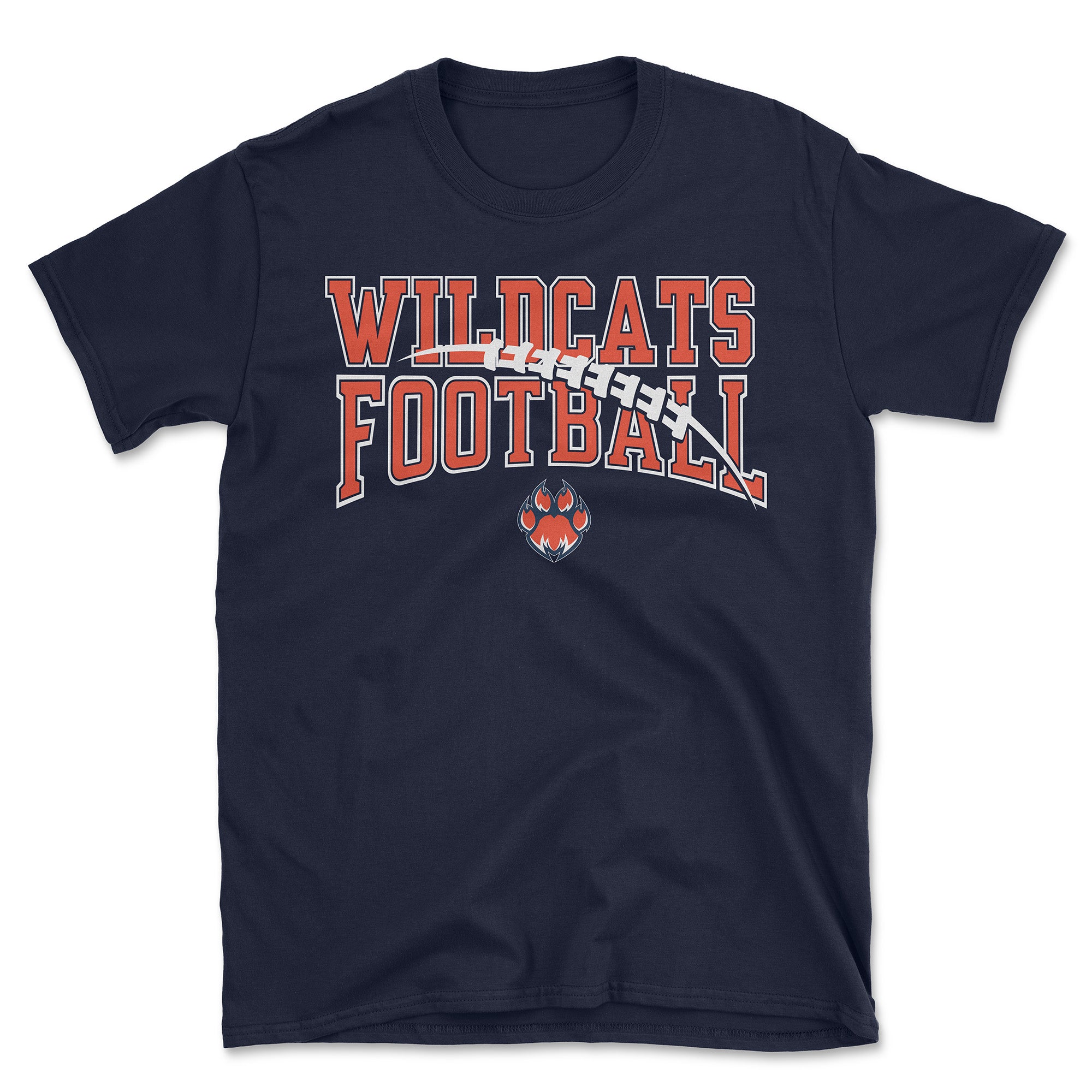 Wildcats Football "Laces" T-Shirt