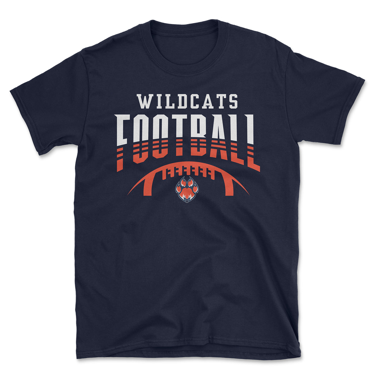 Wildcats Football &quot;split football&quot; T-Shirt