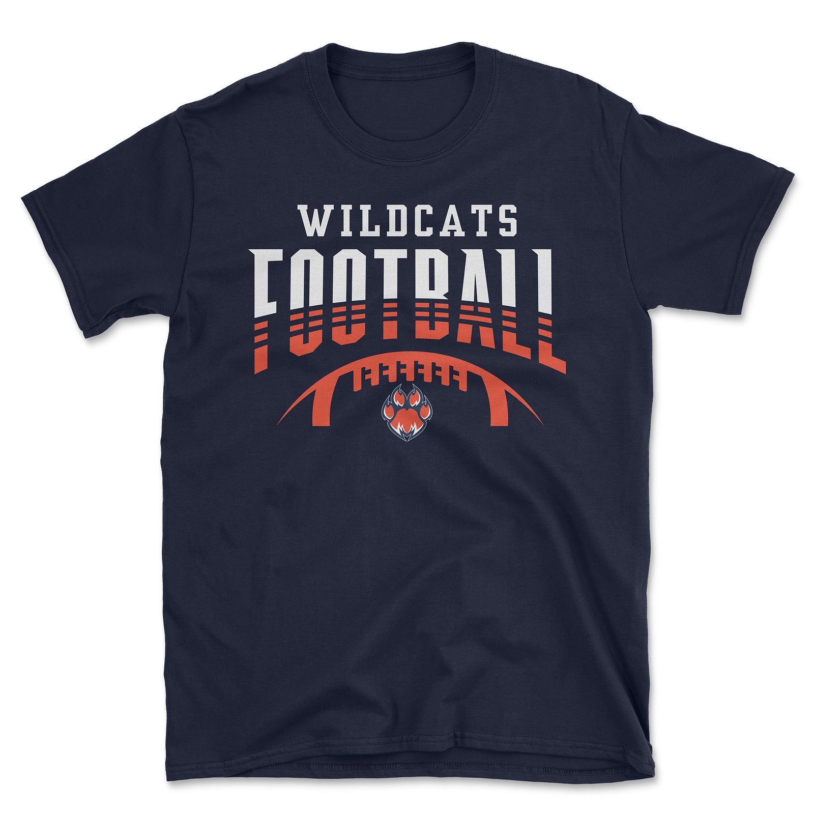 Wildcats Football "split football" T-Shirt