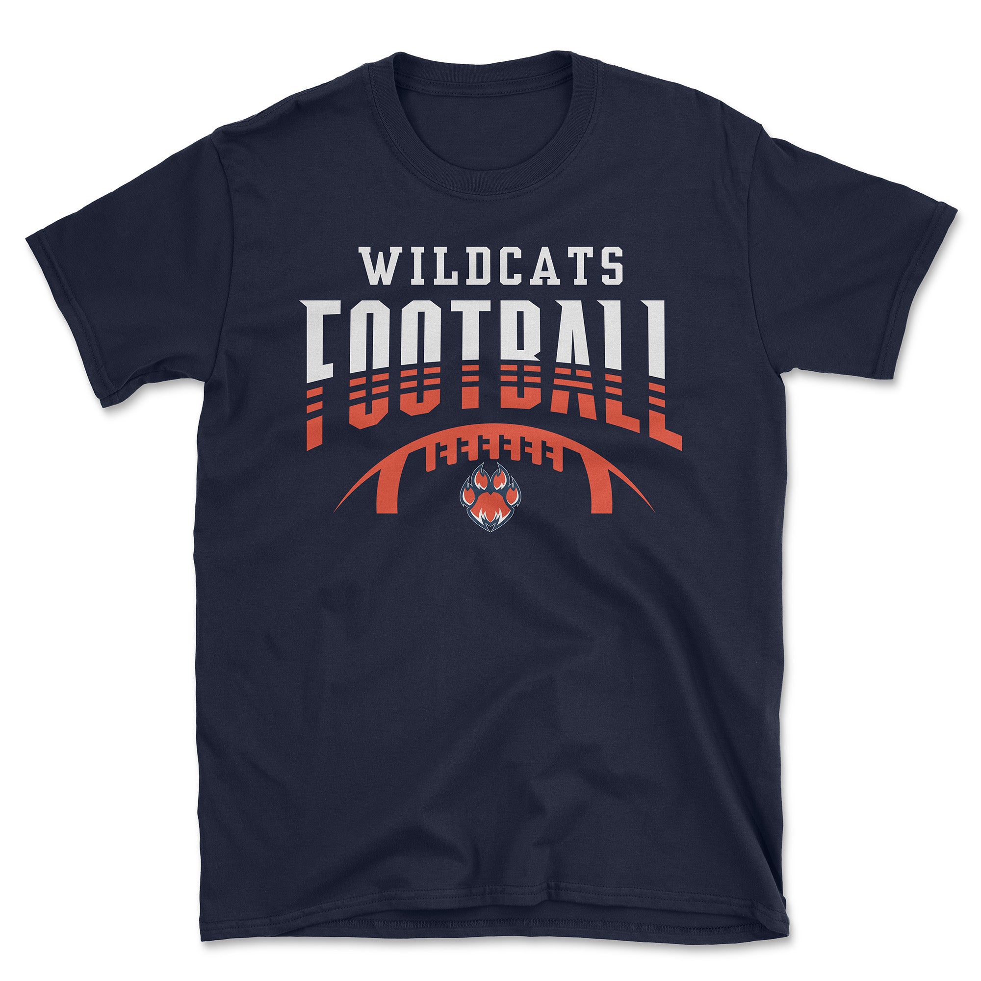Wildcats Football "split football" T-Shirt