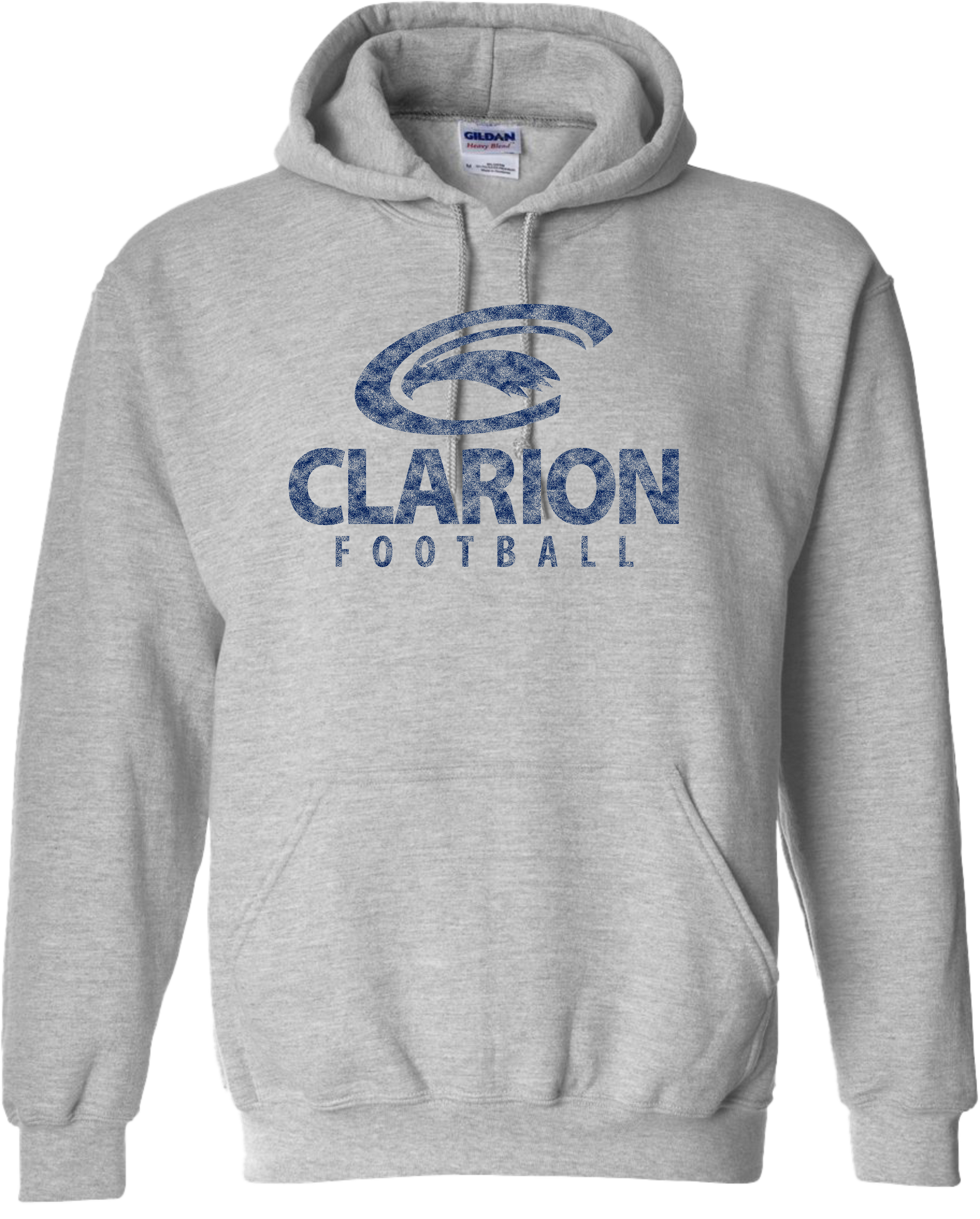 "Big Logo" Clarion Football Hoodie