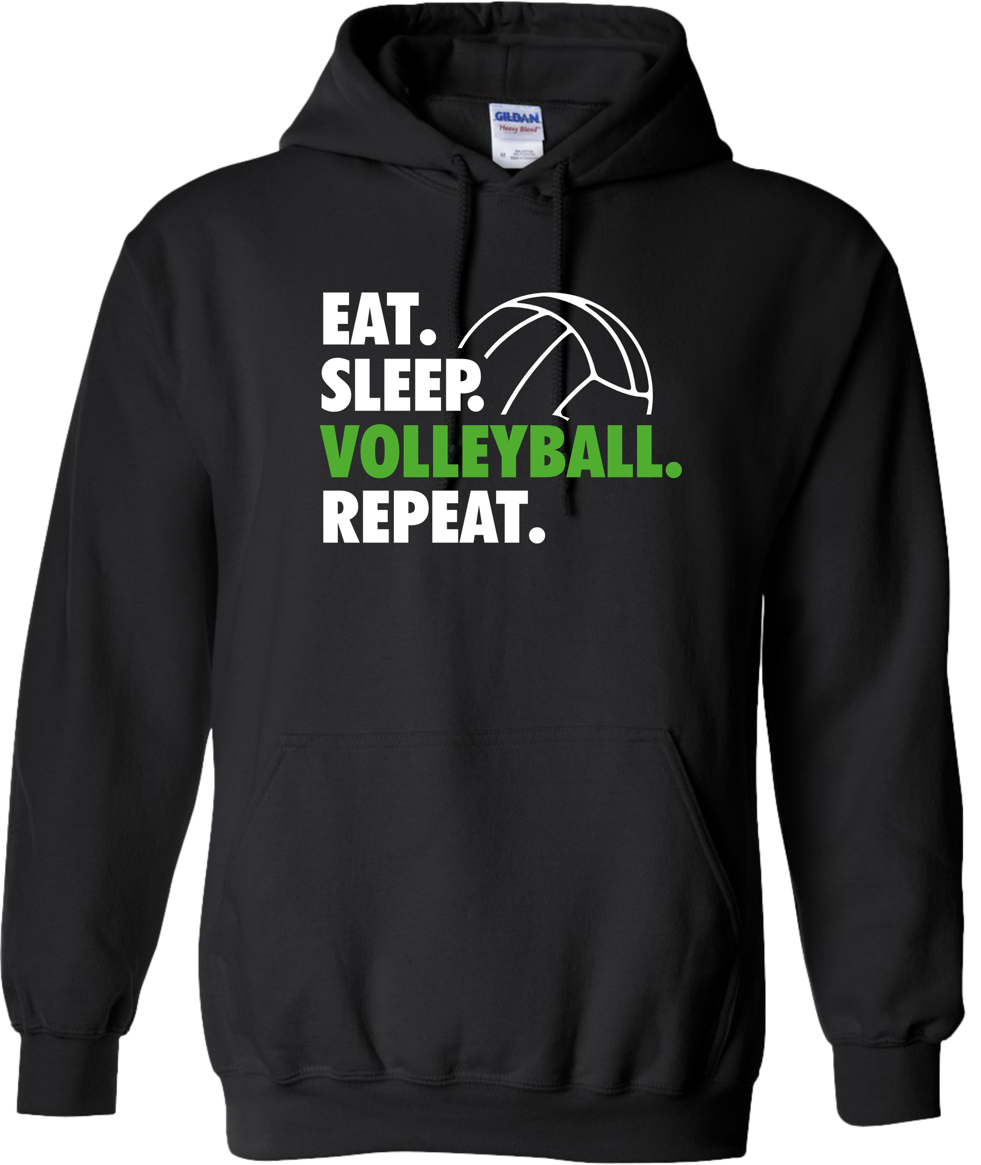 Eat. Sleep. VOLLEYBALL. Repeat Hoodie