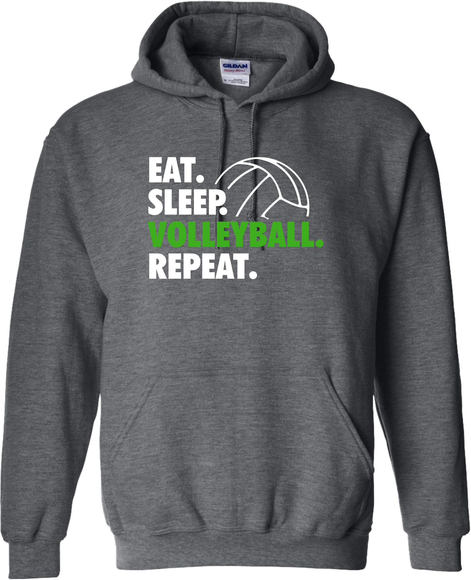 Eat. Sleep. VOLLEYBALL. Repeat Hoodie